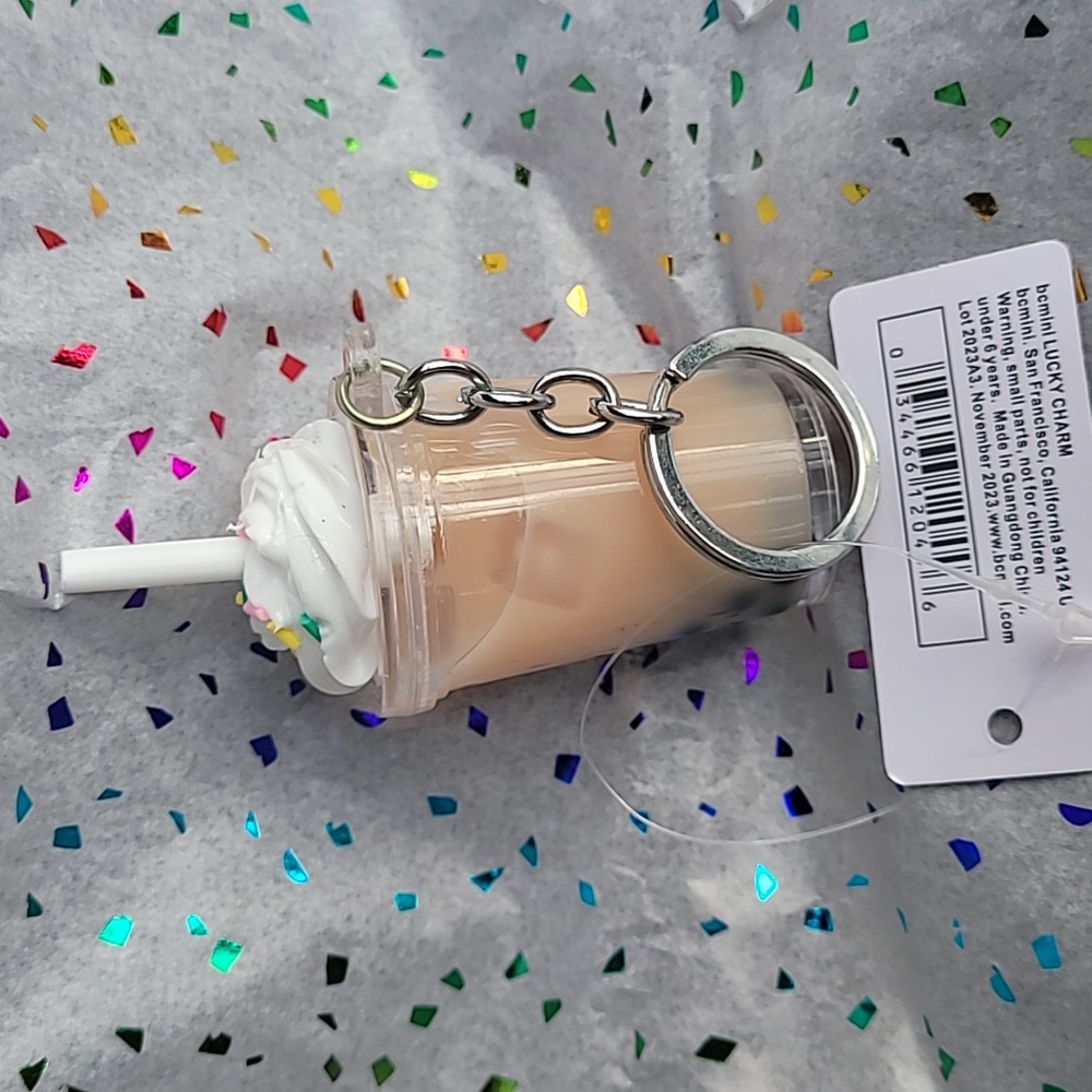 Water bubble tea Keychain Charm Water Drink Keychain Charm Water Drink Keychain - Picture 5 of 12
